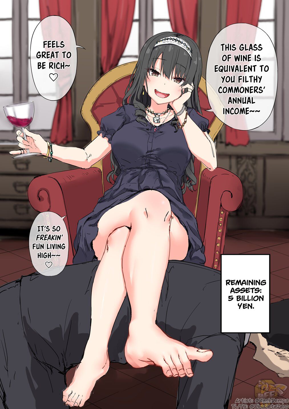 1 Like = -100k Yen. A Lady Who’s About to Face Misfortune. Chapter 1 - MyToon.net