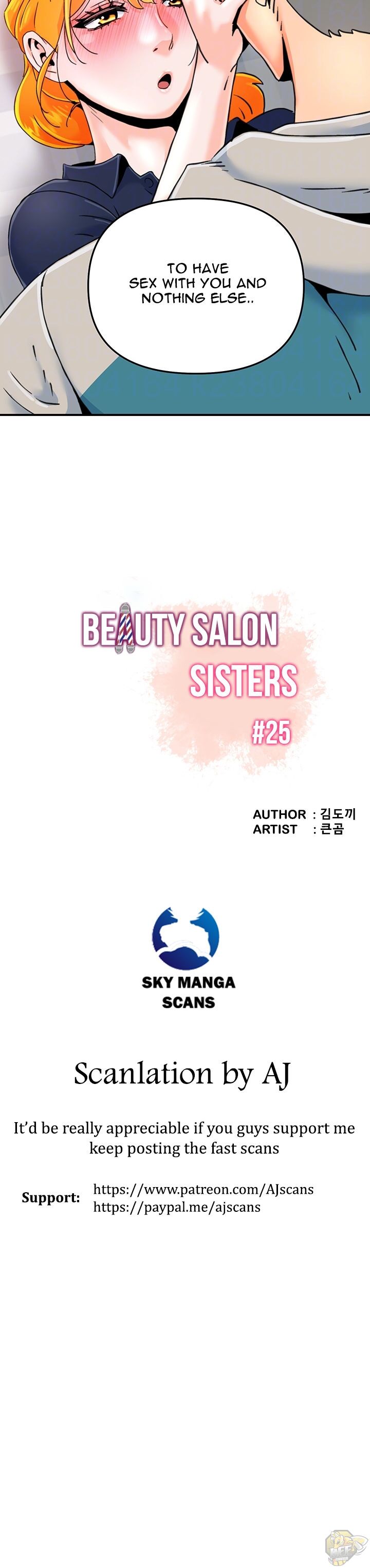 Beauty Salon Sisters Chapter 25 - HolyManga.net