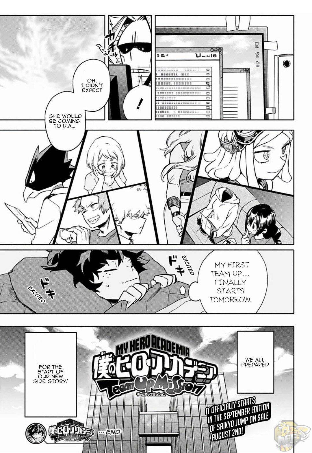 Boku no Hero Academia Team Up Mission Chapter 0 - HolyManga.net