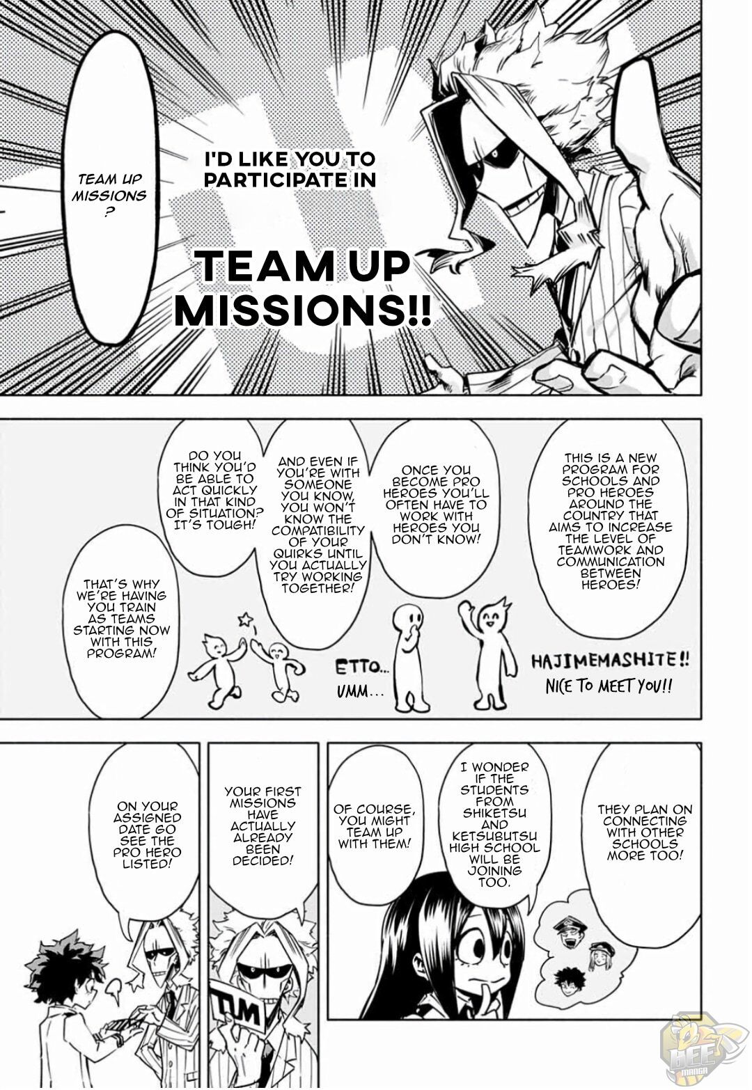 Boku no Hero Academia Team Up Mission Chapter 0 - ManhwaFull.net