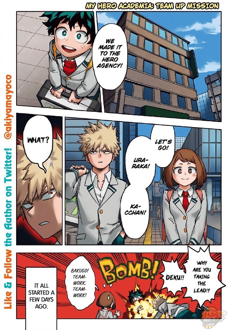 Boku no Hero Academia Team Up Mission Chapter 1 - HolyManga.net