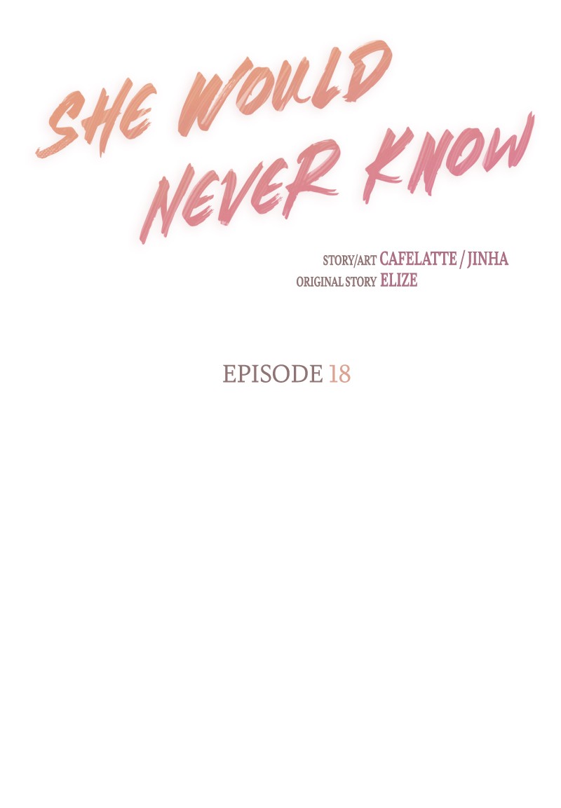 She Would Never Know Chapter 18 - HolyManga.net