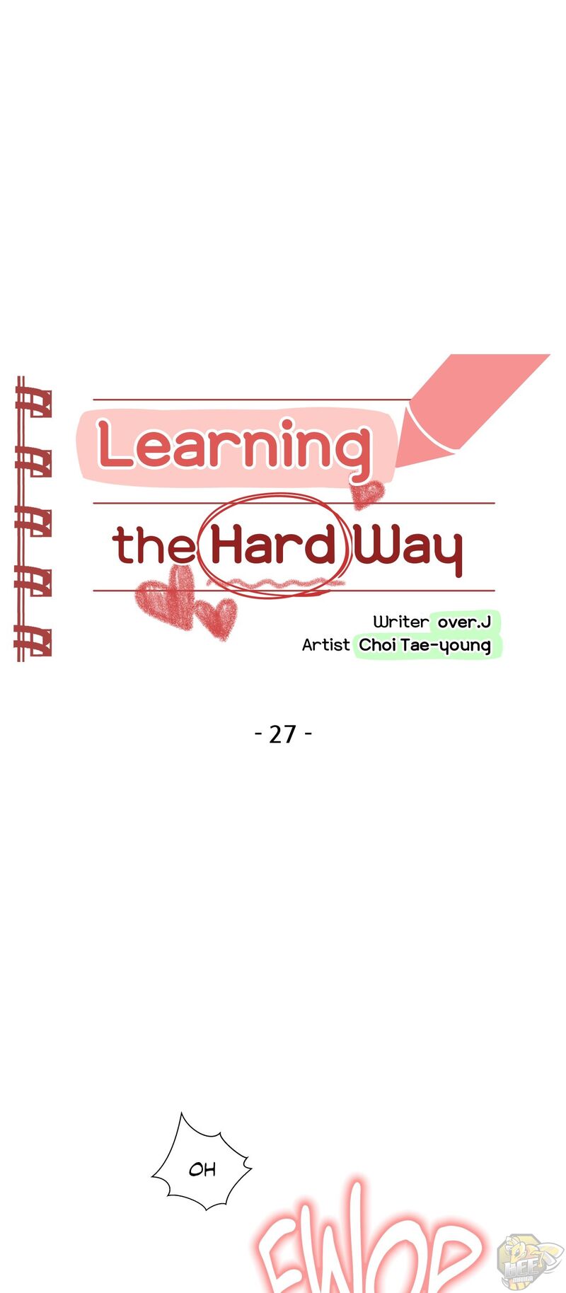 Learning The Hard Way Chapter 27 - ManhwaFull.net