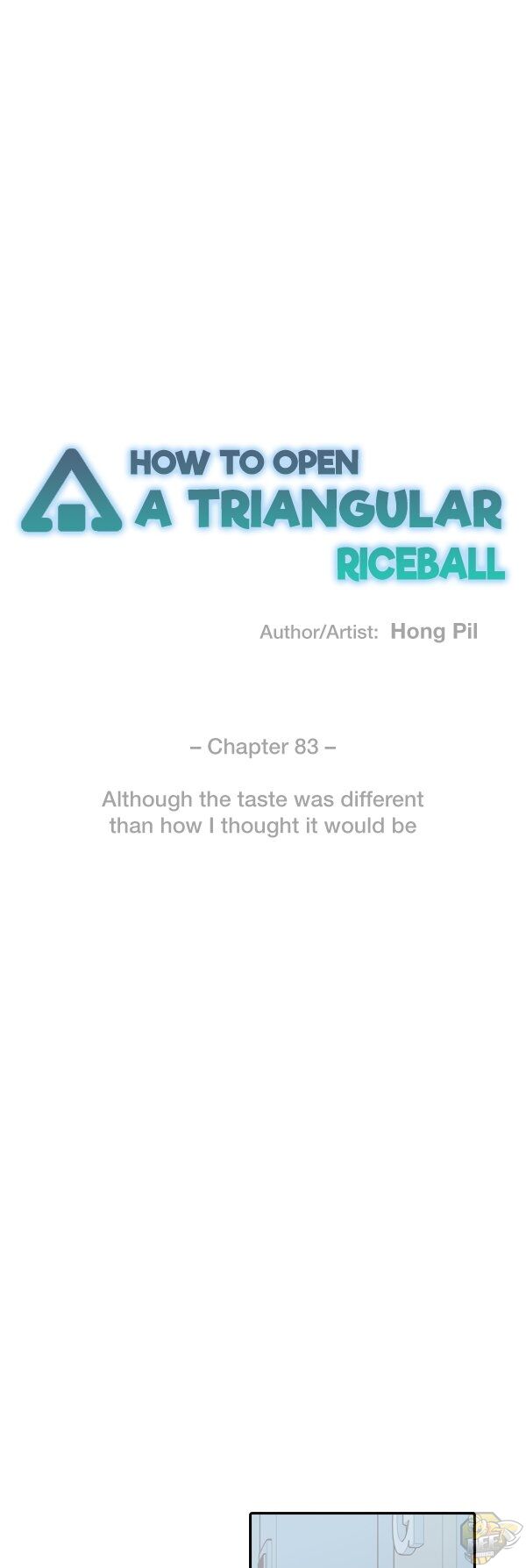 How to Open a Triangular Riceball Chapter 83 - HolyManga.net