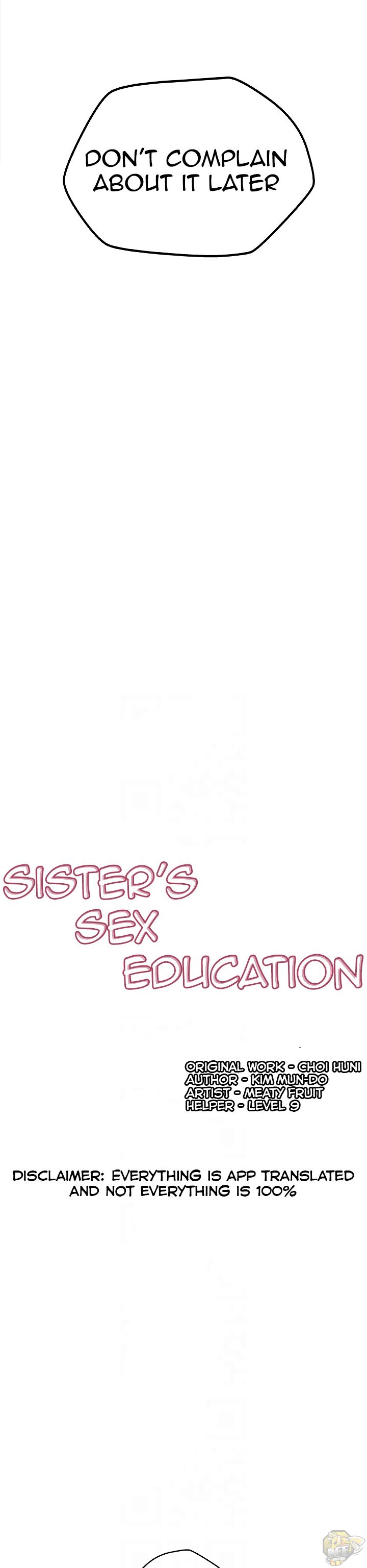 Sister’s Sex Education Chapter 26 - HolyManga.net