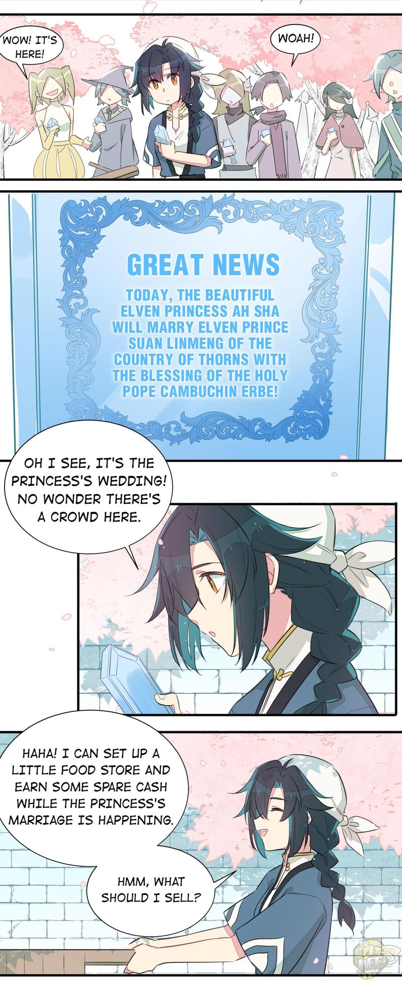 What Should I Do If I’ve Signed a Marriage Contract with the Elven Princess Chapter 1 - HolyManga.net
