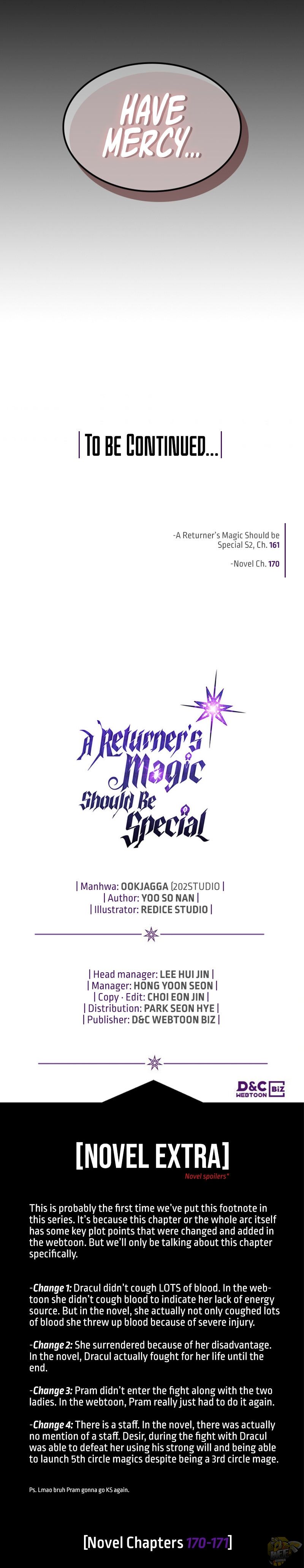 A Returner’s Magic Should Be Special Chapter 161 - ManhwaFull.net