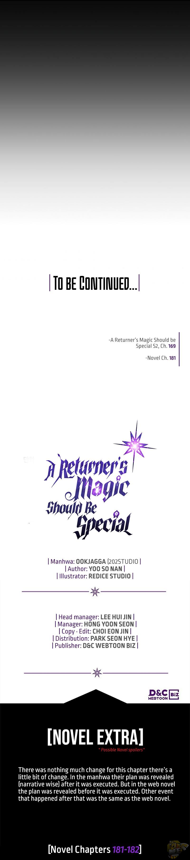 A Returner’s Magic Should Be Special Chapter 169 - HolyManga.net