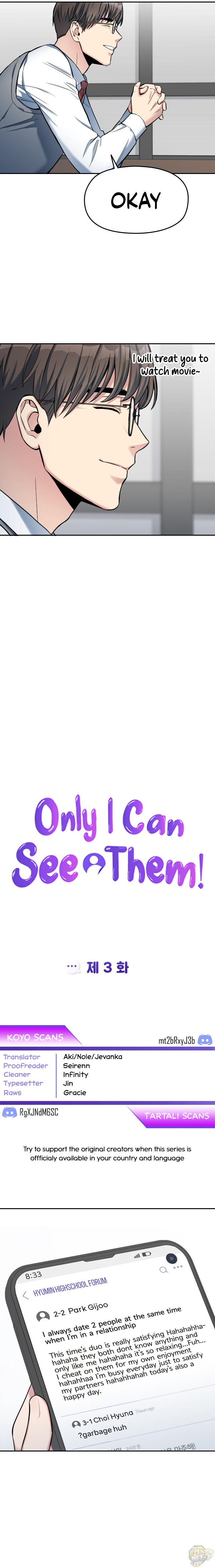 Only I Can See Them! Chapter 3 - MyToon.net