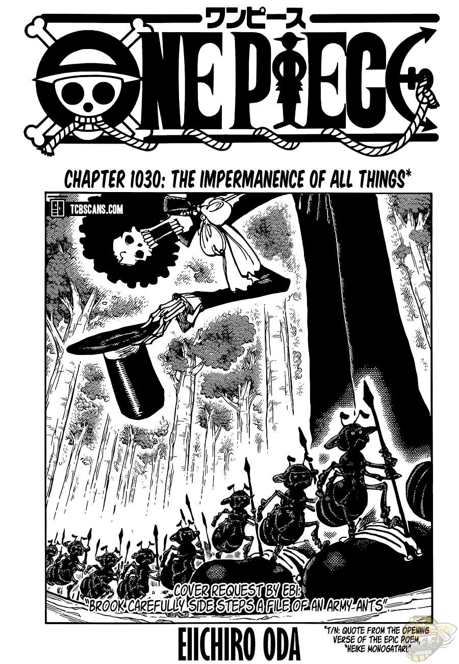 One Piece Chapter 1030 - MyToon.net
