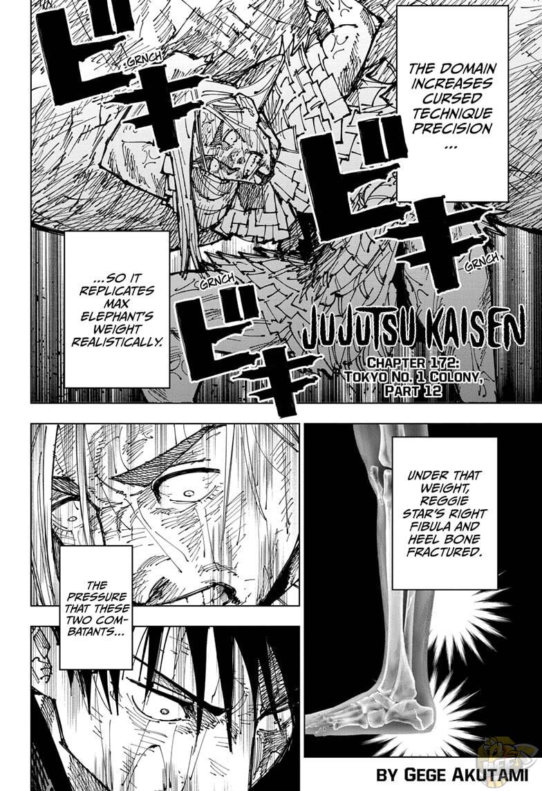 Jujutsu Kaisen Chapter 172 - ManhwaFull.net
