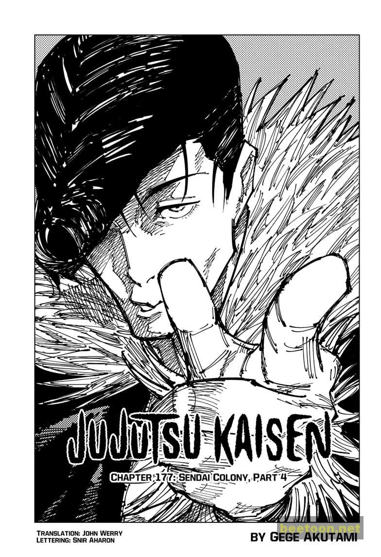 Jujutsu Kaisen Chapter 177 - HolyManga.net