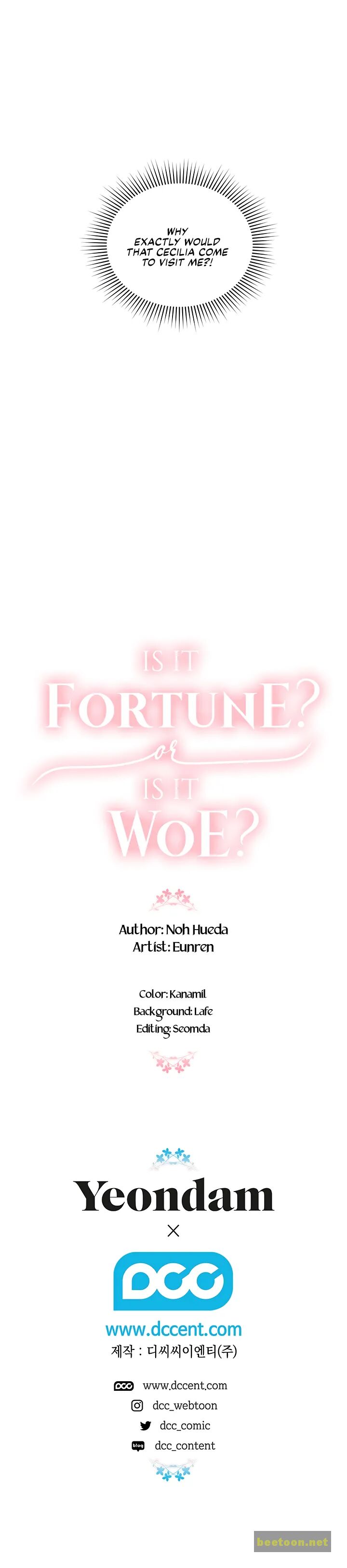 Is It A Fortune Or Is It A Woe? Chapter 35-36 - ManhwaFull.net