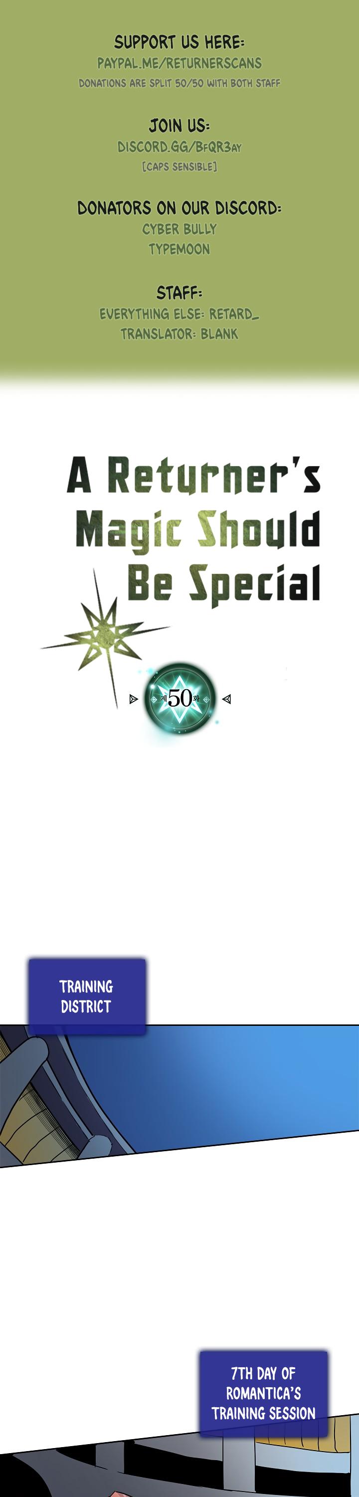 A Returner’s Magic Should Be Special Chapter 50 - HolyManga.net