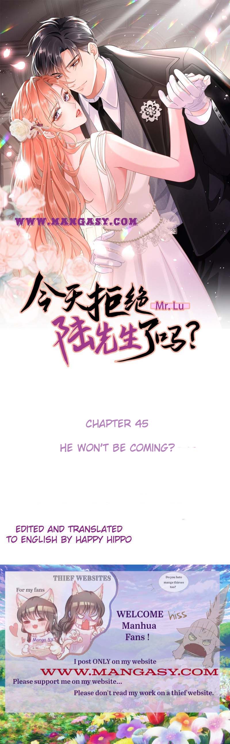 Did You Reject Mr.lu Today? Chapter 45 - ManhwaFull.net