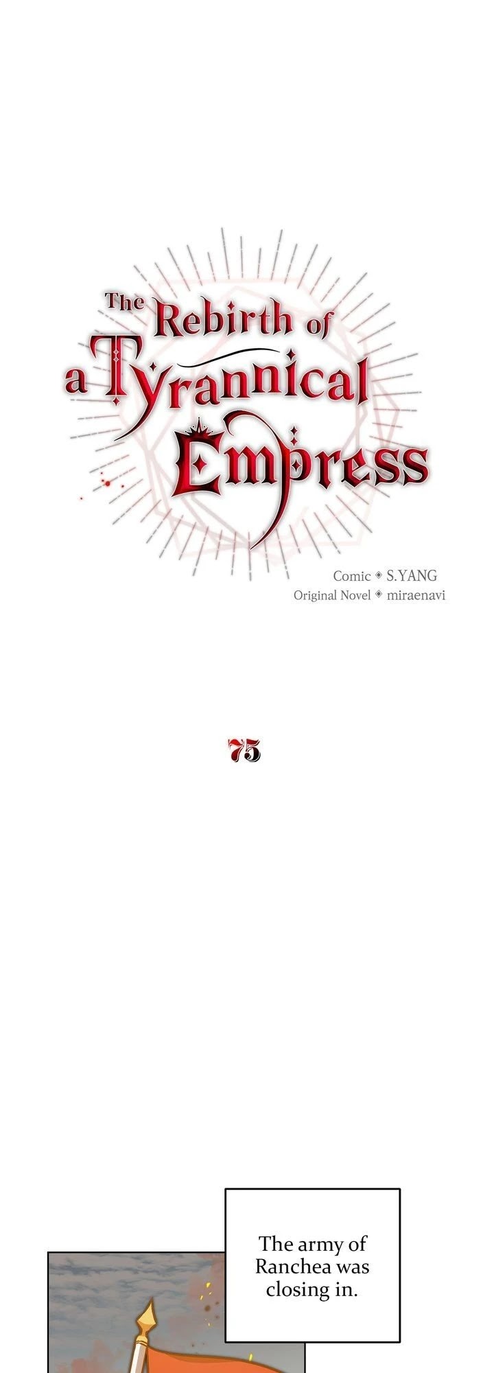 I’ve Become the Villainous Empress of a Novel Chapter 75 - MyToon.net