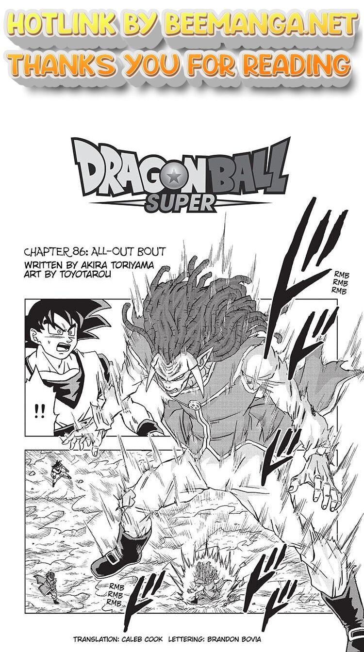Dragon Ball Super Chapter 86 - MyToon.net
