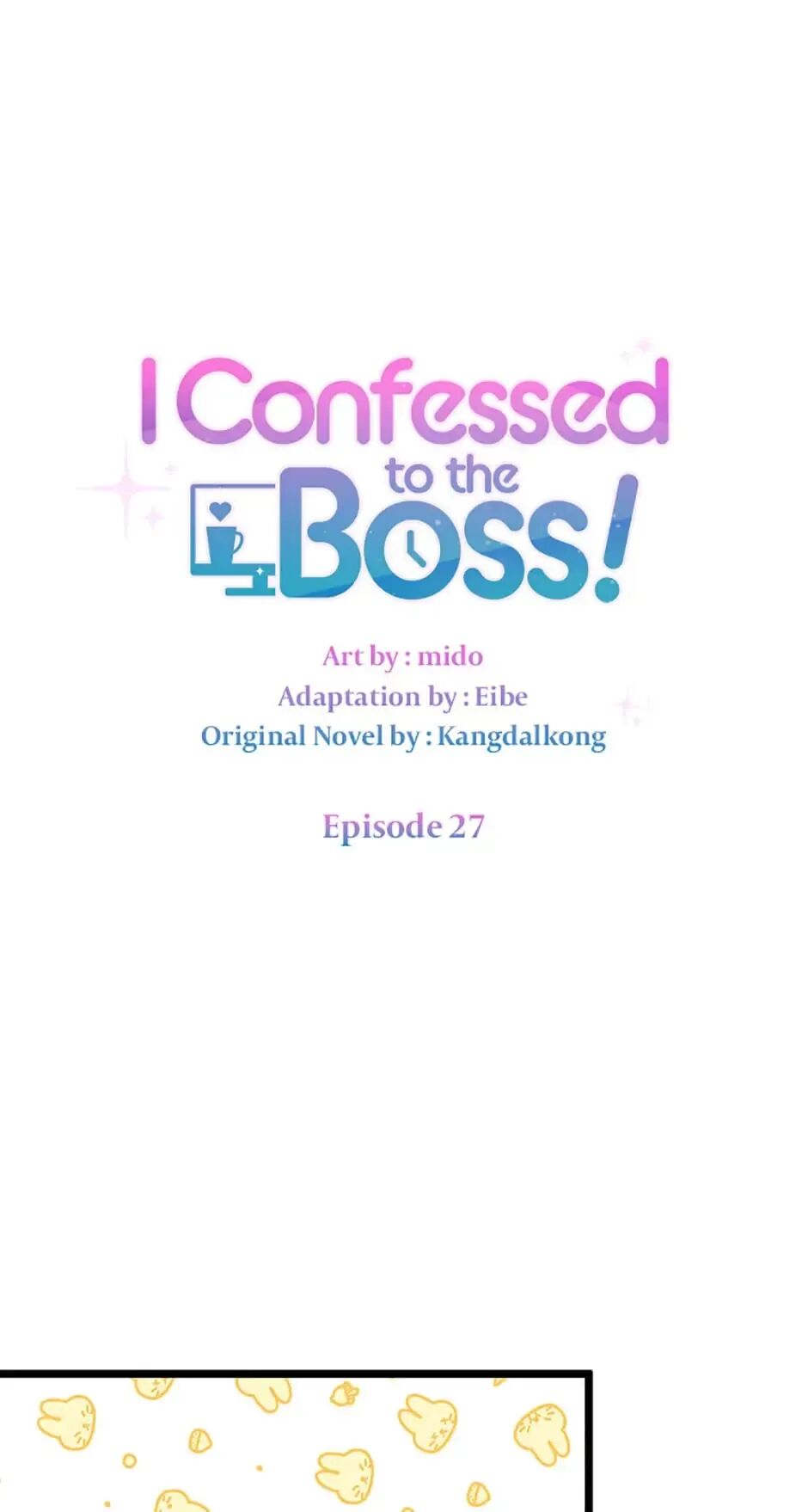 I Confessed to the Boss Chapter 27 - ManhwaFull.net