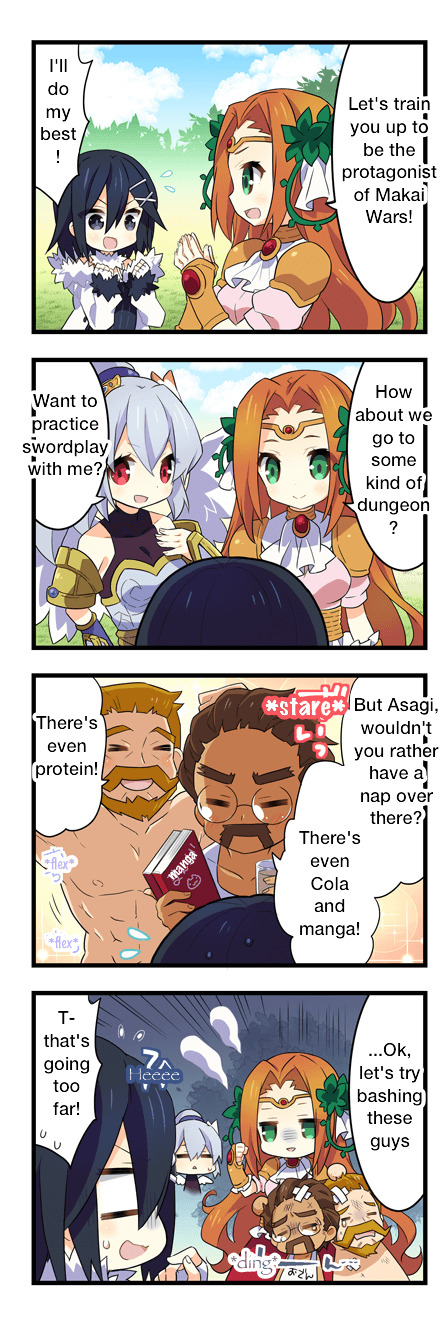 Makai Wars 4koma Begins Chapter 2 - HolyManga.net