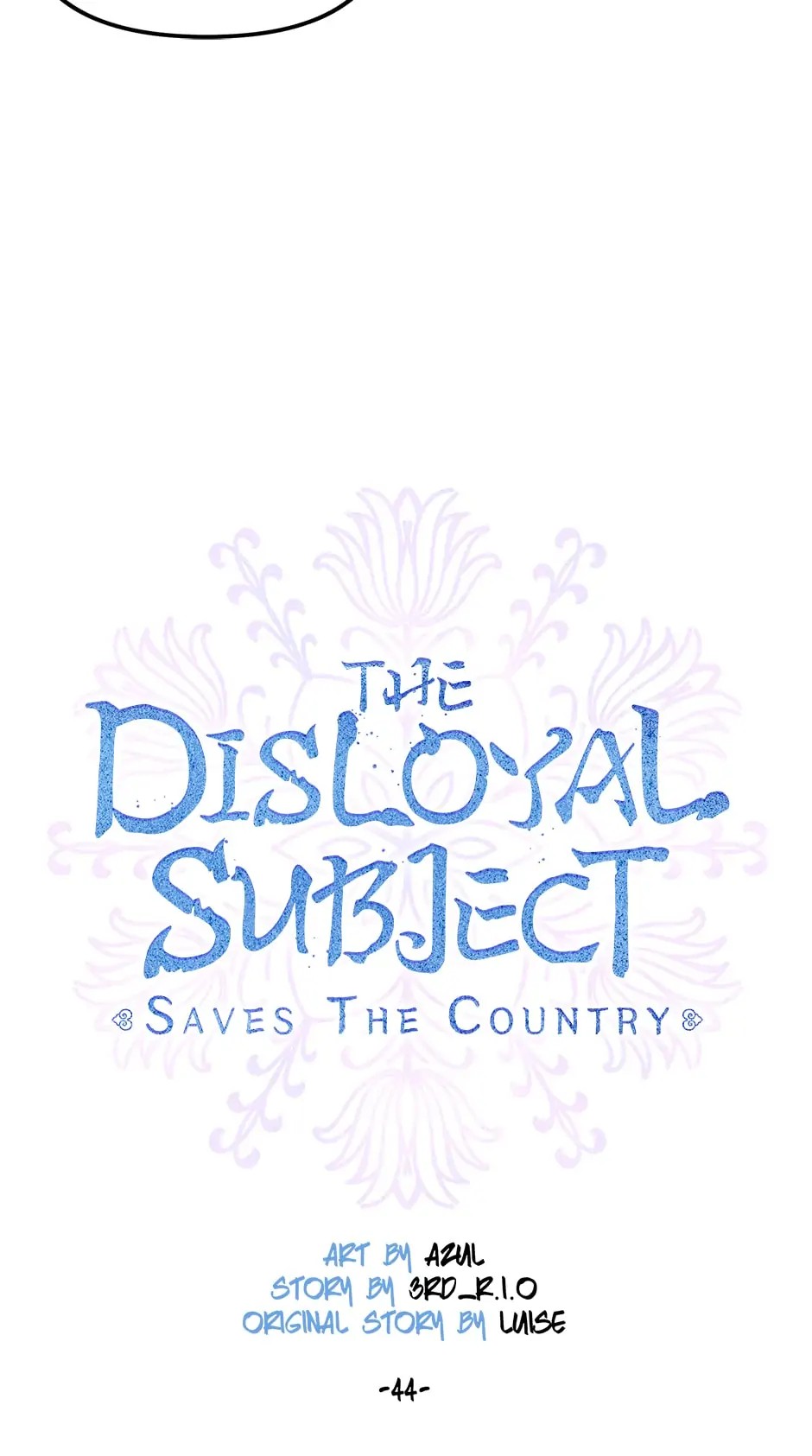 The Disloyal Subject Saves The Country Chapter 44 - HolyManga.net
