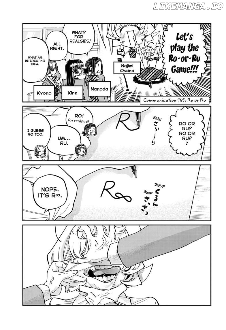 Komi-san wa Komyushou Desu Chapter 465 - HolyManga.net